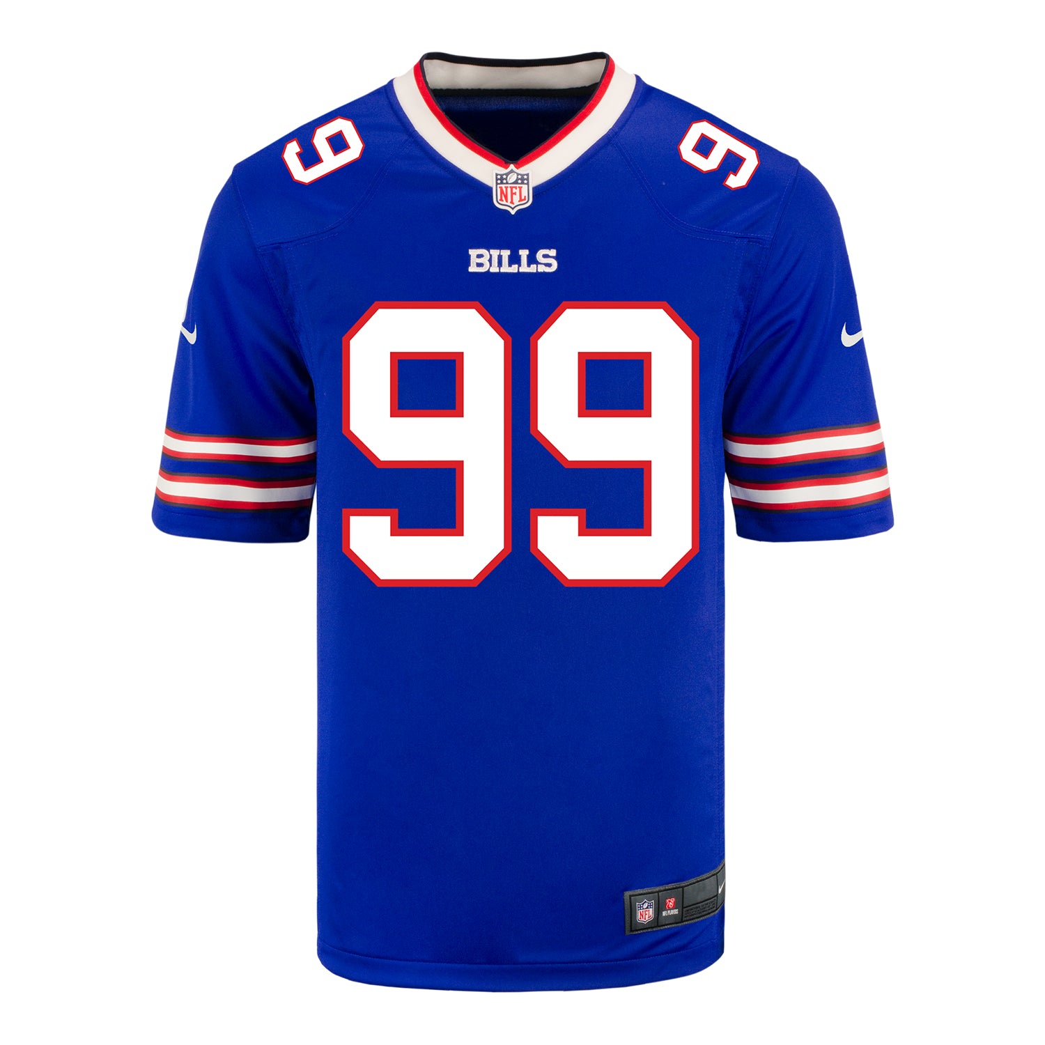 Nike Game Home Larry Ogunjobi Jersey In Blue - Front View