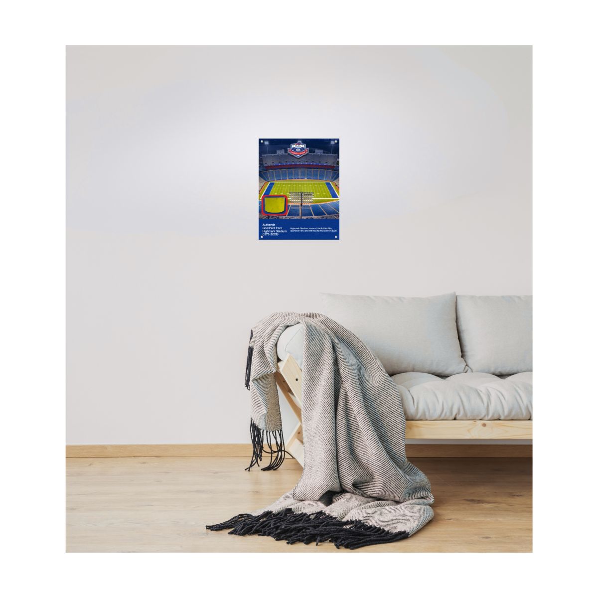 Buffalo Bills Highmark Stadium 8x10 Authentic Goalpost Plaque (Pre-Order)