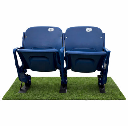 Buffalo Bills Highmark Stadium Authentic 2ft x 5ft Section of Turf In Green - Example View Under Seats