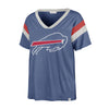 Ladies '47 Brand Bills Premier Phoenix T-Shirt in Blue - Front View
