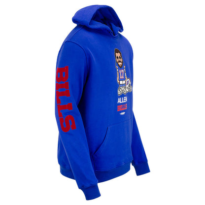 Pro Standard Bills Josh Allen Avatar Sweatshirt in Blue - Right Side View