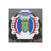 FOCO Bills 3D Mini Stadium in Multicolor - Top View