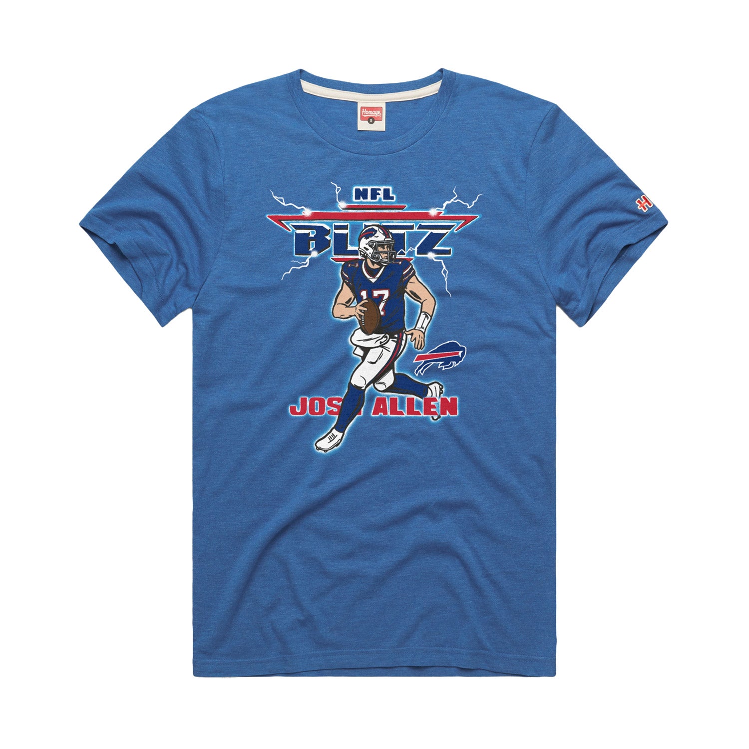 Homage Buffalo Bills Josh Allen NFL Blitz T-Shirt