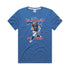 Homage Buffalo Bills Josh Allen NFL Blitz T-Shirt In Blue - Front View