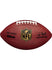 NFL Authentic Football - Front View with NFL Logo and Commissioner's Signature