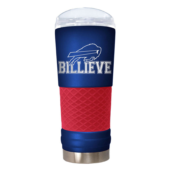 24 oz. Billieve Tumbler in Blue and Red - Front View