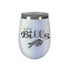 10 oz. Opal Wine Tumbler in White - Front View