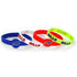 Aminco Bills Bracelet 4 Pack in Blue, White, Red & Green - Front View