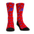 Ladies Bills Confetti Socks in Red - Front View