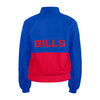 Ladies Bills New Era Wind Breaker In Blue & Red - Back View
