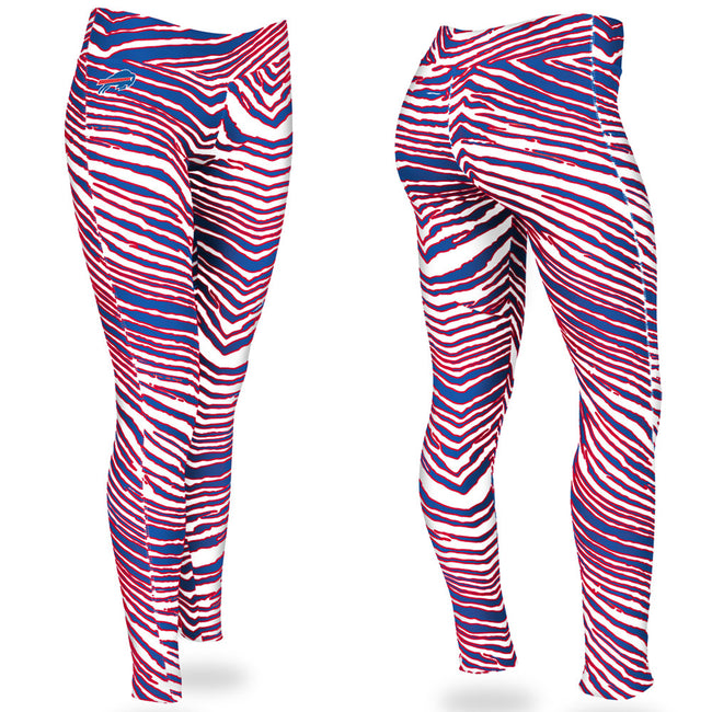 Women's Zubaz Bills Black With Viper Print Leggings