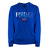 Ladies Bills New Era Sideline Team Logo Hooded Sweatshirt In Blue - Front View