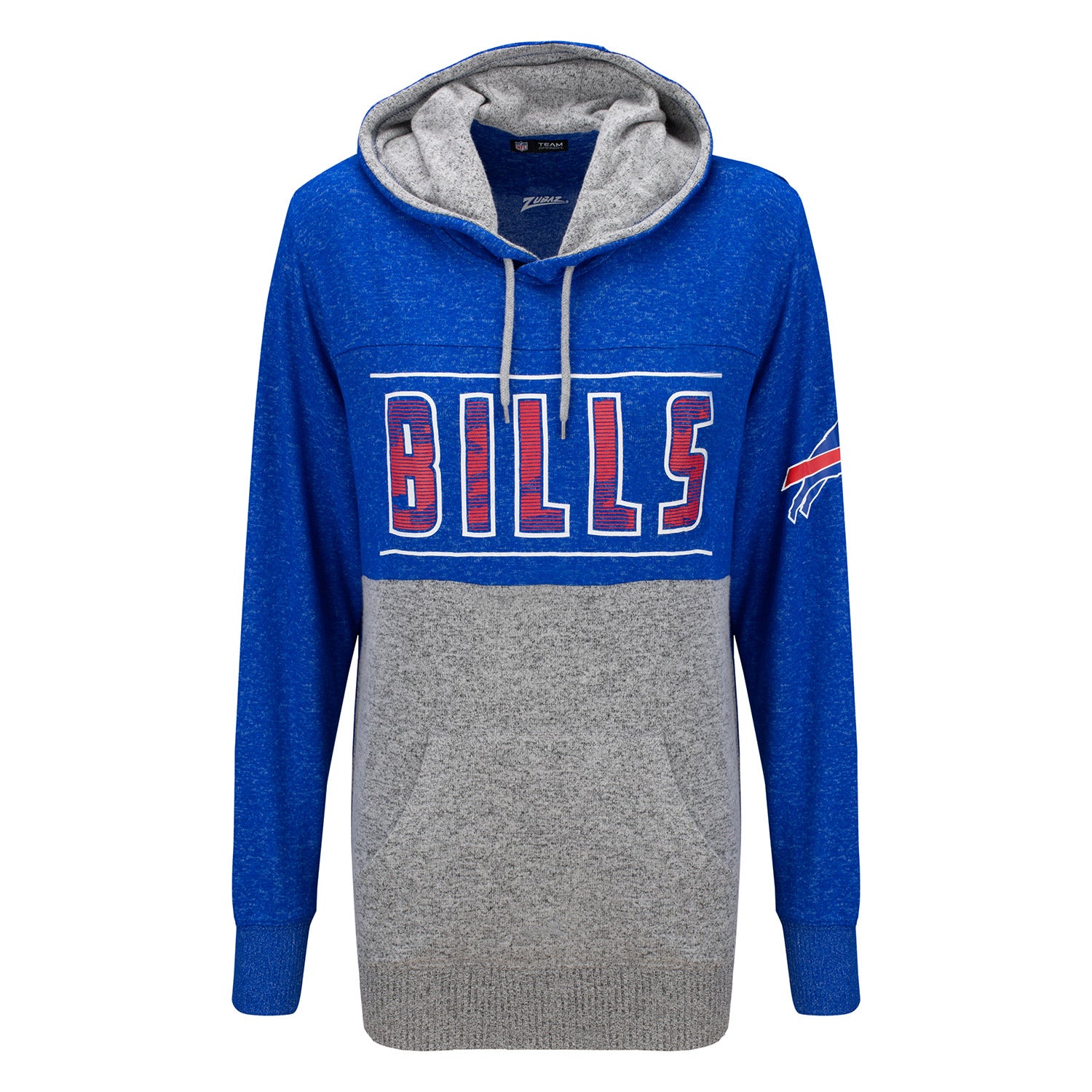 Ladies Buffalo Bills Zubaz Crossover Hooded Sweatshirt