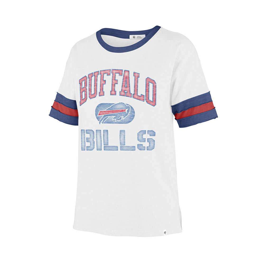 T-Shirt  Womens 47 Brand Buffalo Bills Premier Frankie Tee Cadet Blue ⋆  Madden Maritime