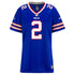 Ladies Nike Game Home Tyler Bass Jersey in Blue - Front View