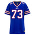 Ladies Nike Game Home Dion Dawkins Jersey in Blue - Front View