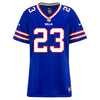 Ladies Nike Game Home Micah Hyde Jersey in Blue - Front View