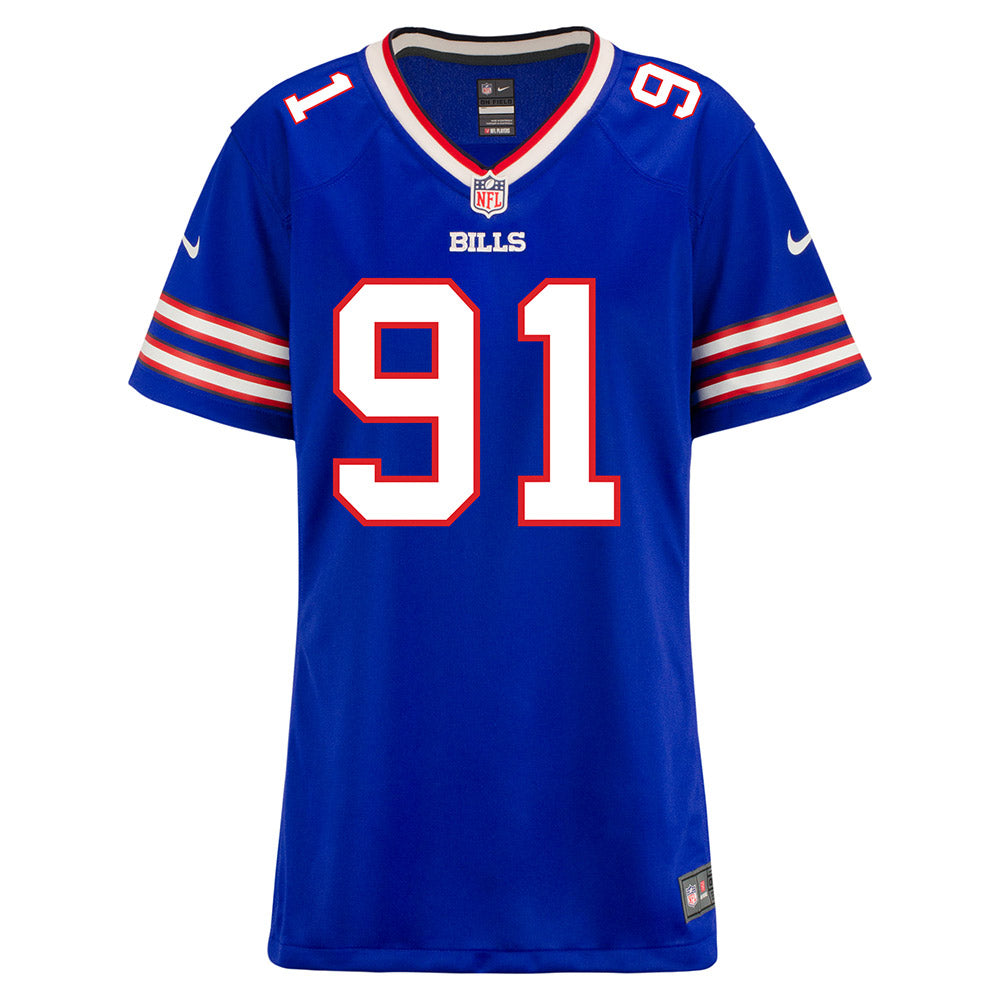 Youth Nike Game Home Ed Oliver Buffalo Bills Jersey