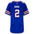 Ladies Nike Game Home Tyler Bass Jersey in Blue - Back View