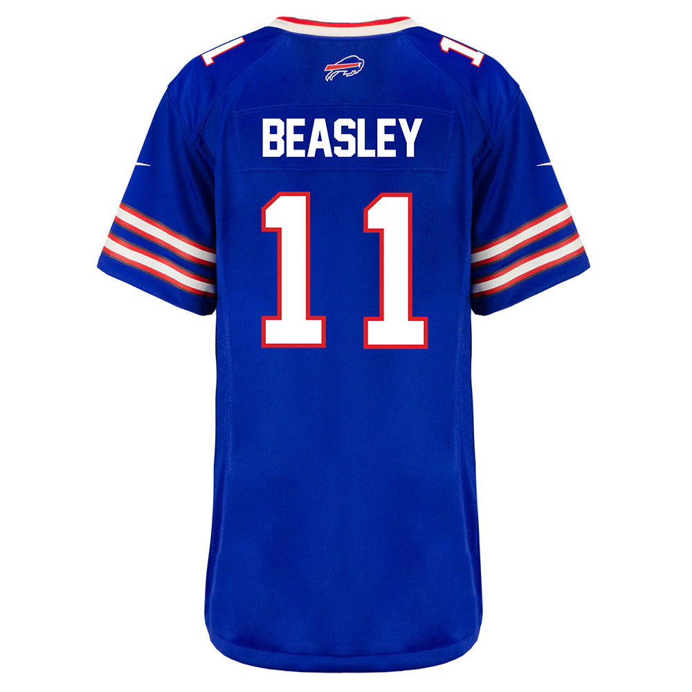 01221 MENS NFL Buffalo Bills COLE BEASLEY Long Sleeve Polyester Jersey  Shirt Nea