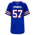 Ladies Nike Game Home A.J. Epenesa Jersey in Blue - Back View