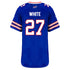 Ladies Nike Game Home Tre'Davious White Jersey in Blue - Back View