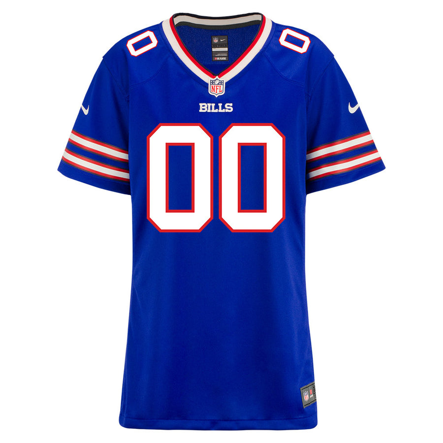 Ladies Nike Game Home Personalized Jersey in Blue - Front View