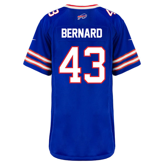 Ladies Nike Game Home Terrel Bernard Jersey in Blue - Back View