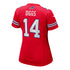 Ladies Nike Game Alternate Stefon Diggs Jersey In Red - Back View