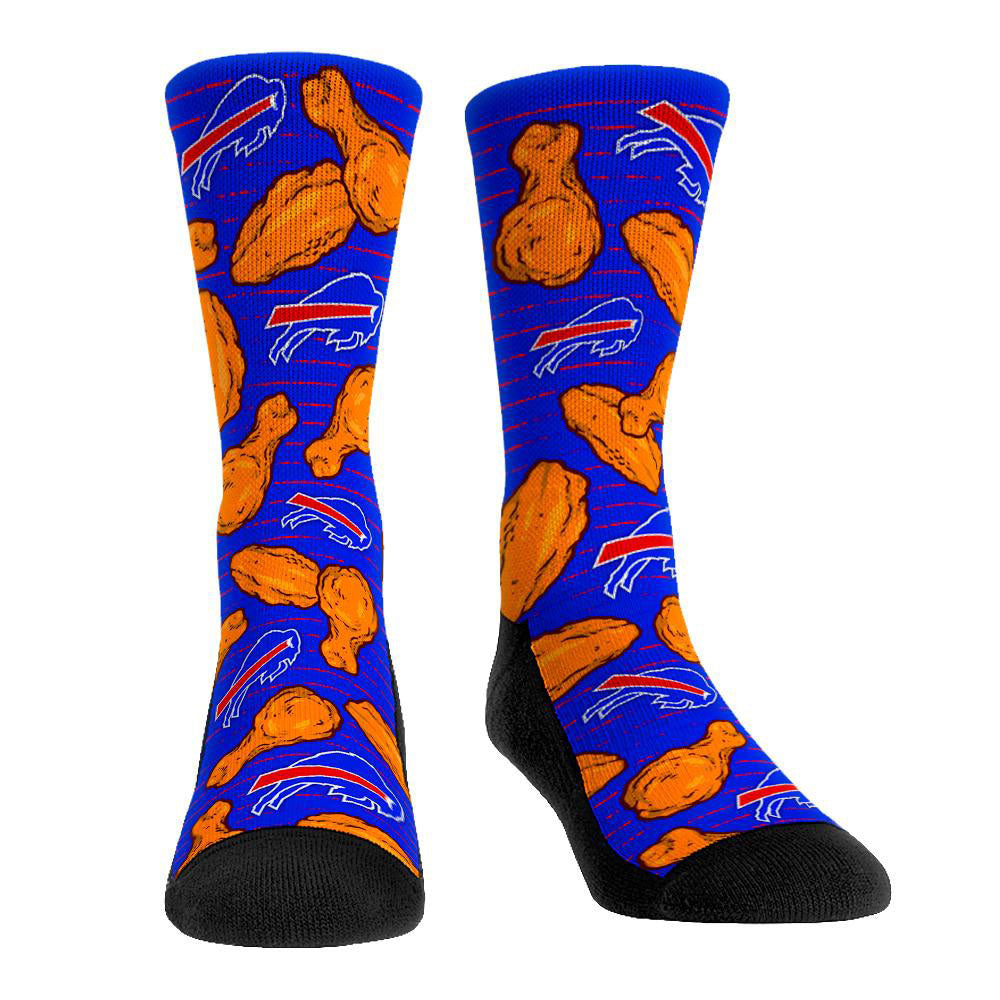 Bills Wings Socks in Blue - Front View