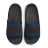 Bills Nike Team Logo Slides In Black, Blue & Red - Pair View From Above