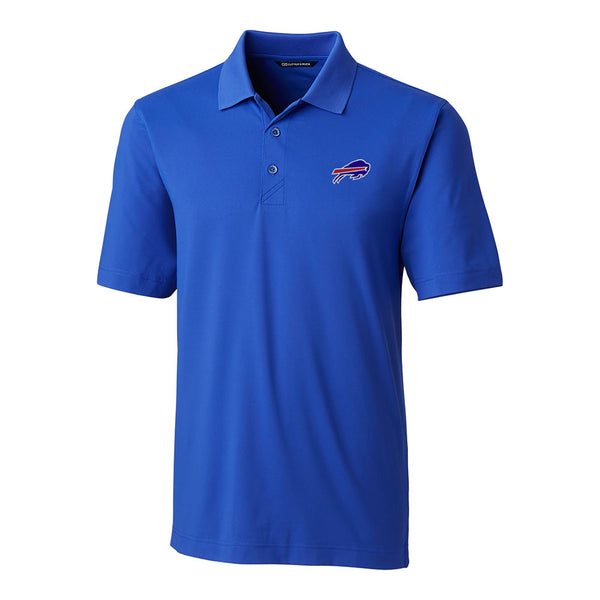 Cutter & Buck Forge Stretch Polo in Blue - Front View