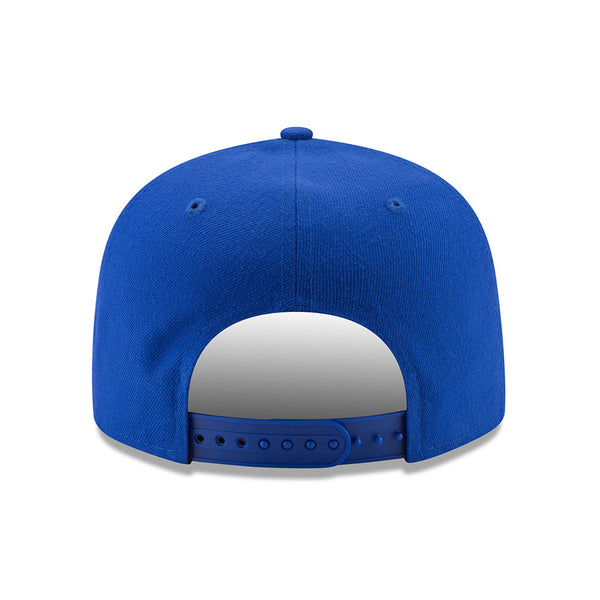 New Era Bills 9FIFTY Basic Snapback Hat in Blue - Back View