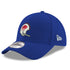 New Era Bills 9FORTY Retro Helmet Adjustable Hat in Blue - Front Left View