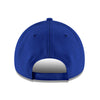 New Era Bills 9FORTY Retro Helmet Adjustable Hat in Blue - Back View