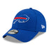 New Era Bills 9FORTY The League Adjustable Hat in Blue - Front Left View