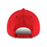 New Era Bills 9FORTY Retro Helmet Adjustable Hat in Red - Back View