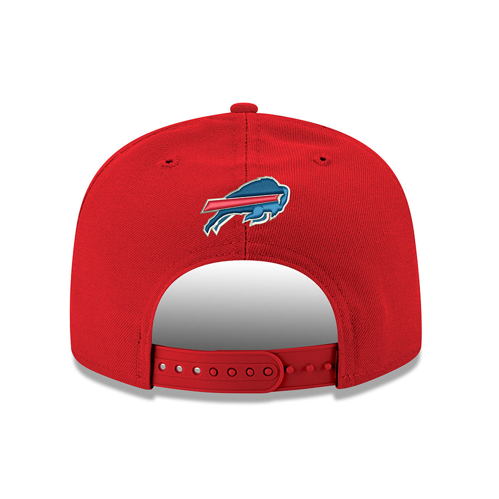 Buffalo Bills Hat Cap Strap Back Blue Red Heart Logo NFL Football New Era  Mens