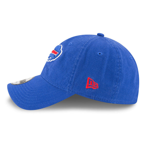 New Era Bills 9TWENTY Core Classic Adjustable Hat in Blue - Left View