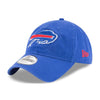 New Era Bills 9TWENTY Core Classic Adjustable Hat in Blue - Front Left View