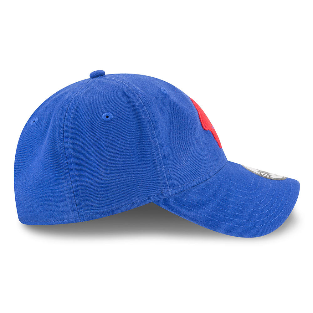 New Era Bills 9TWENTY Core Classic Adjustable Hat in Blue - Right View