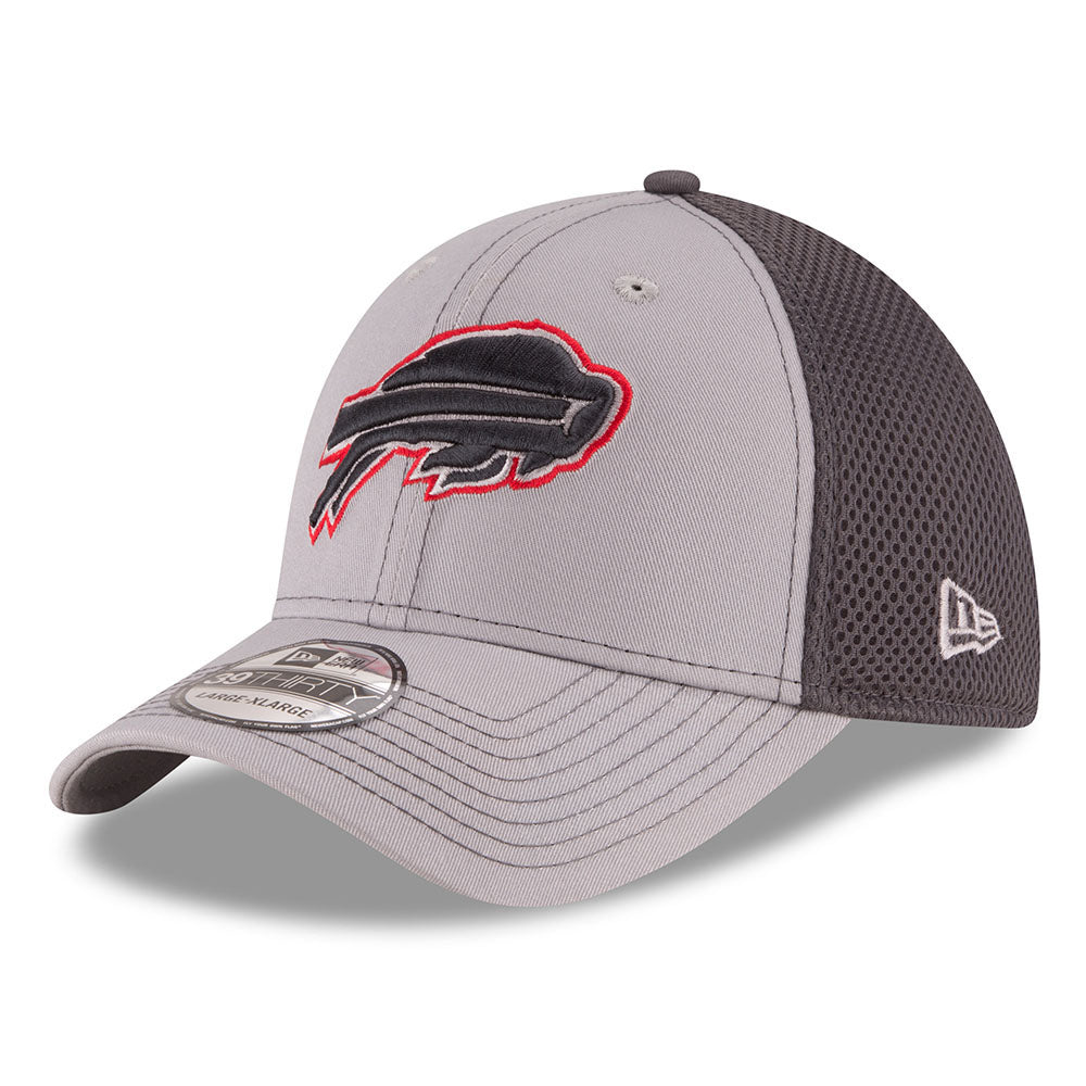 Men's Buffalo Bills New Era White/Black 2022 NFL Crucial Catch 39THIRTY  Coaches Flex Hat