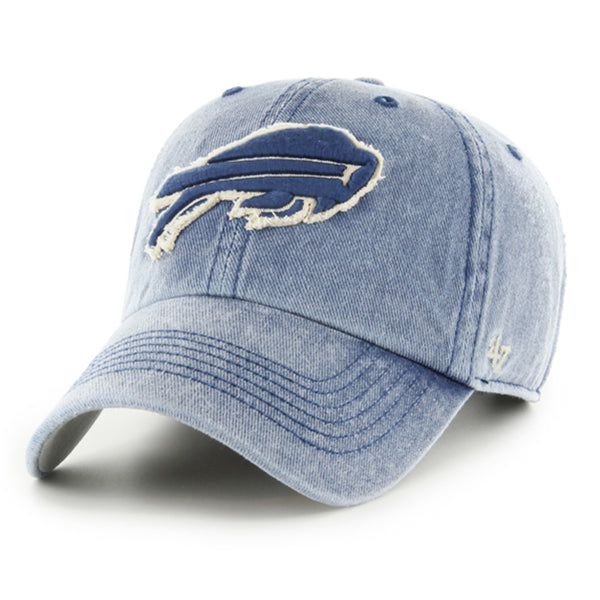 Bills '47 Brand Esker Clean Up Hat in Blue - Front Left View