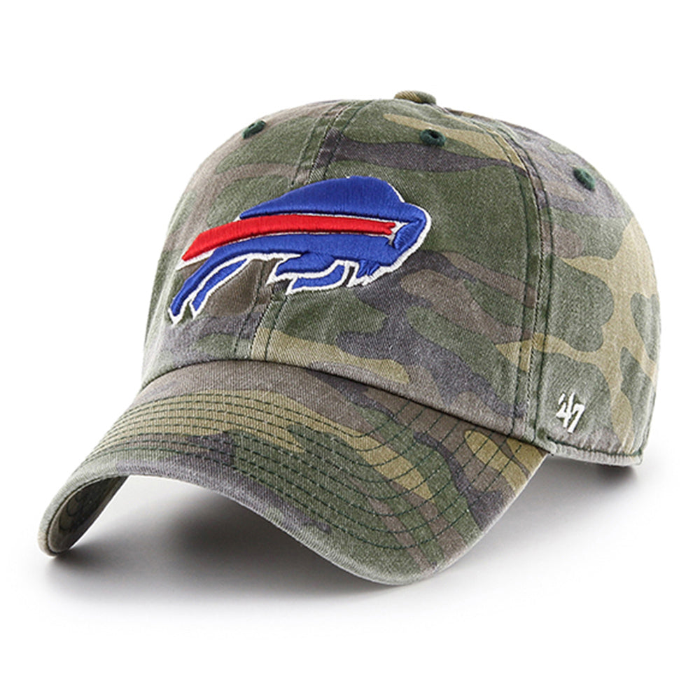 Bills '47 Brand Camo Clean Up Hat - Front Left View