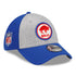 New Era Bills 2022 Sideline Historic Flex Hat In Grey & Blue - Angled Right Side View