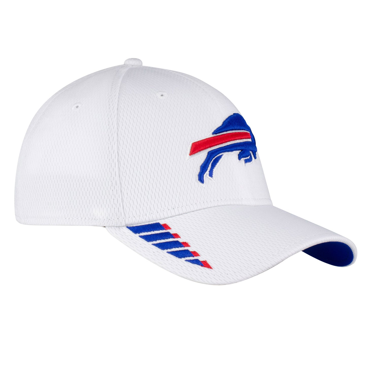 New Era Bills Dash Flex Hat In White - Angled Right Side View