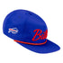 New Era Bills Golfer Script Snapback Hat In Blue & Red - Angled Right Side View