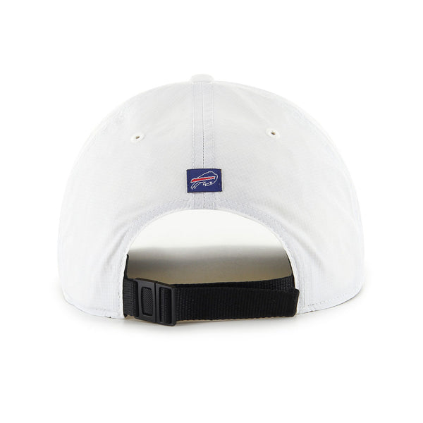 '47 Brand Bills Adjustable Flag Script Trucker Hat in White - Back View