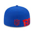 New Era Bills Fitted Hat In Blue & Red - Back View