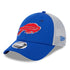 New Era Bills Outline Adjustable Hat In Blue, Grey & Red - Angled Left Side View